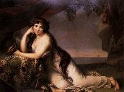 BONE, Henry Lady Hamilton as a Bacchante oil painting artist